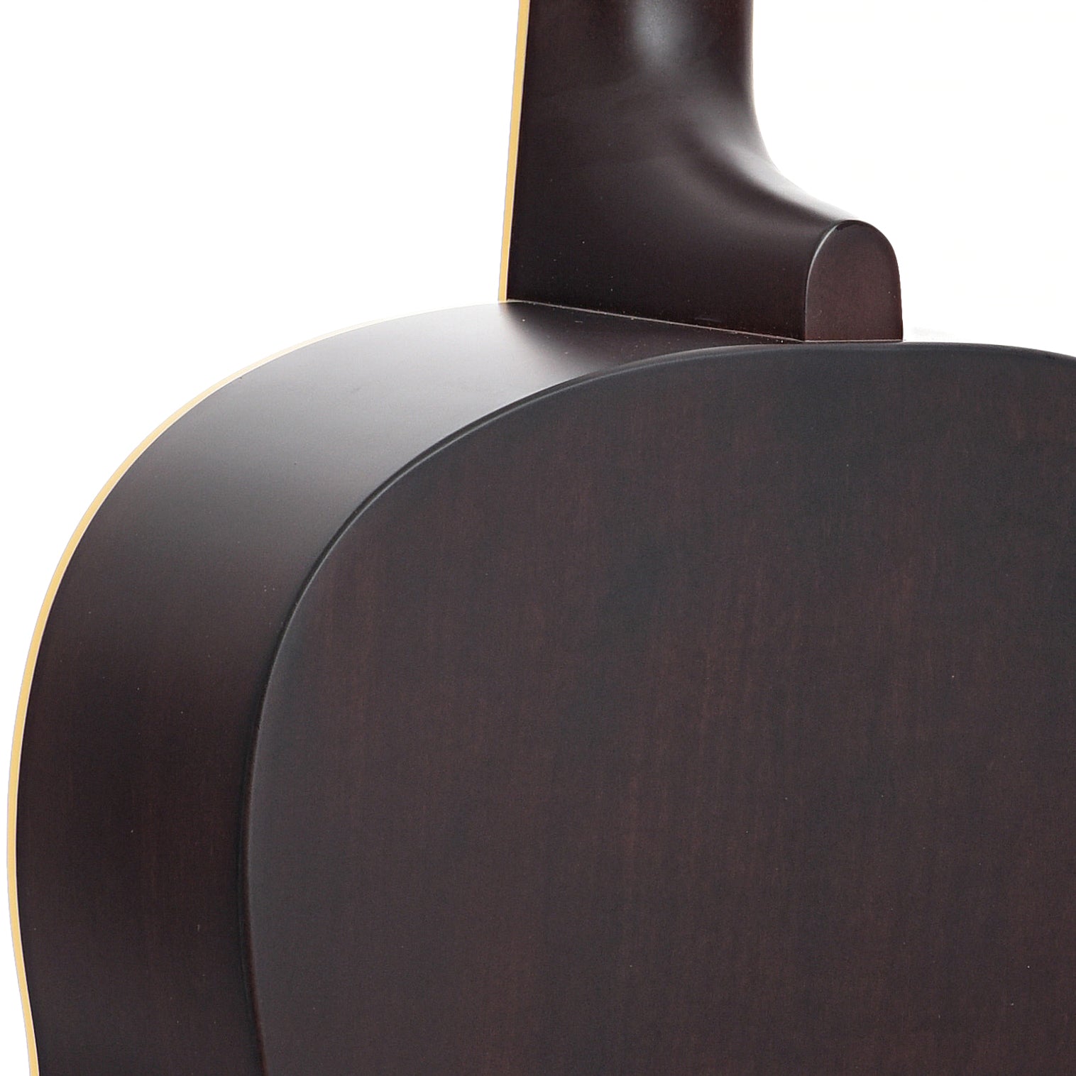 Heel of Gretsch Jim Dandy Dreadnought Acoustic Guitar, Rex Burst