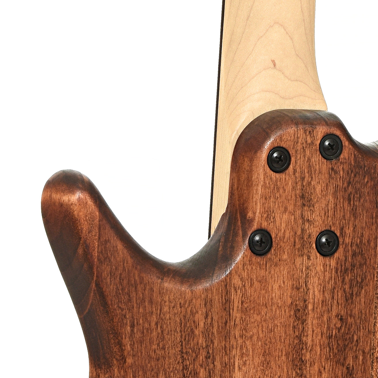 Neck joint of Ibanez Gio GSR100EX Electric Bass Guitar, Mahogany Oil