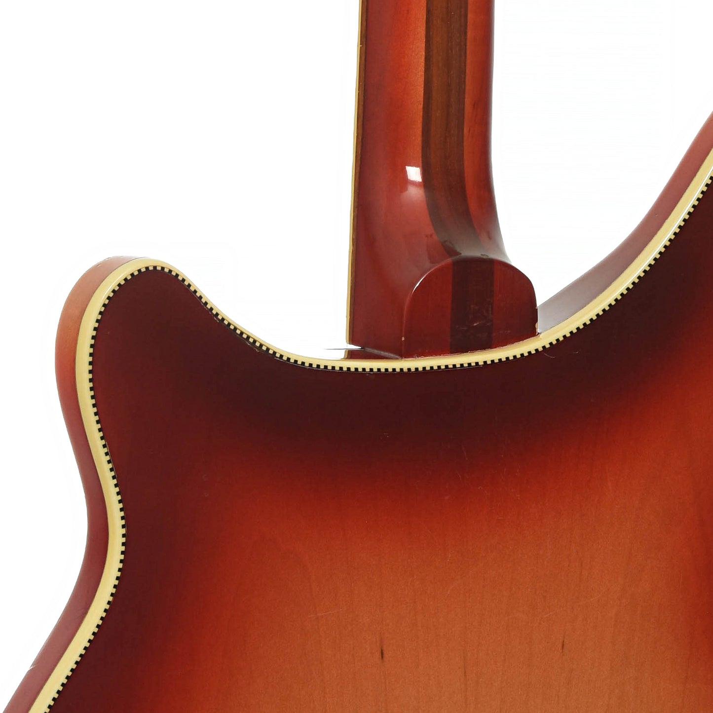 Neck joint of Rickenbaker 365 Hollowbody Electric Guitar 