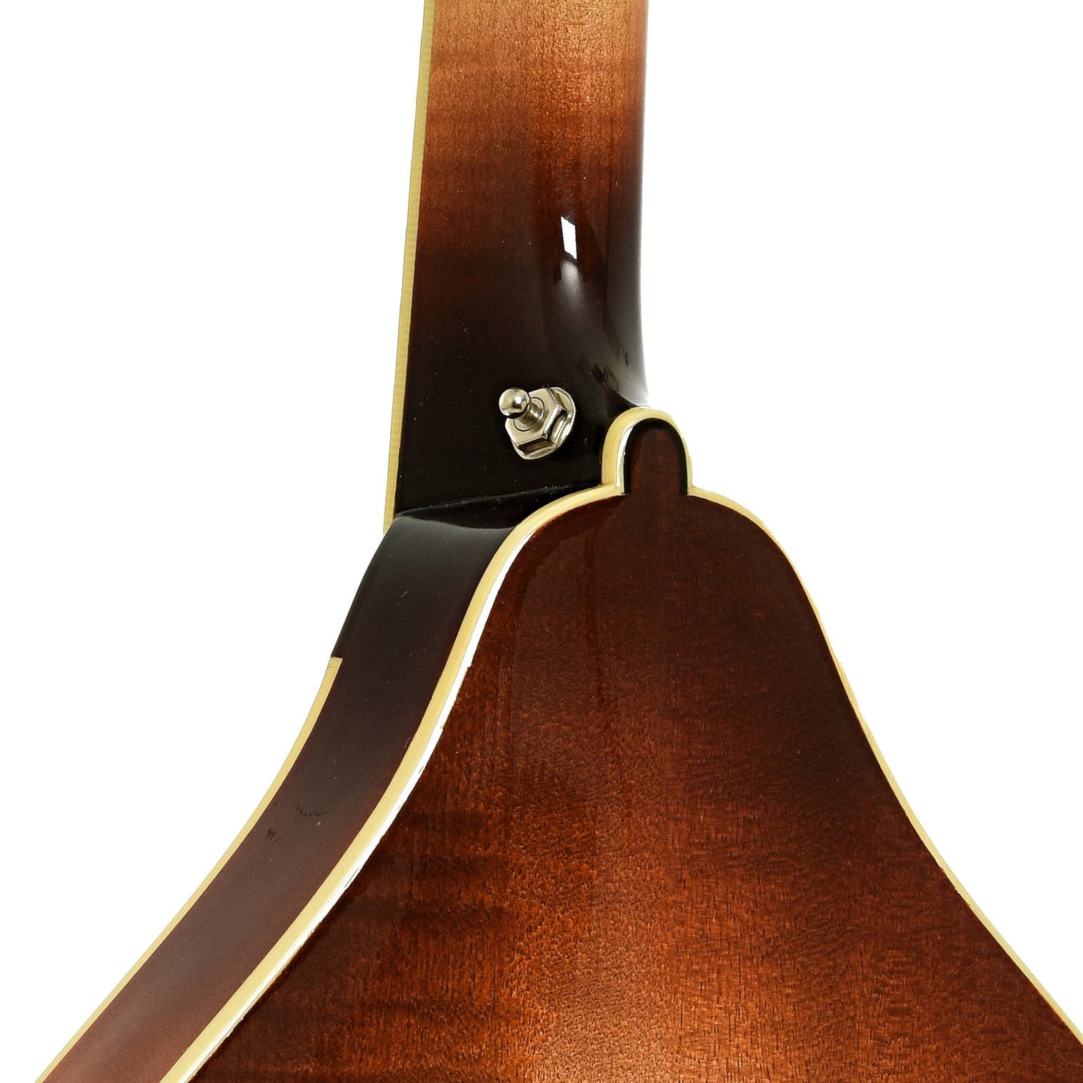 Neck joint of Capek A5 Standard Mandolin 