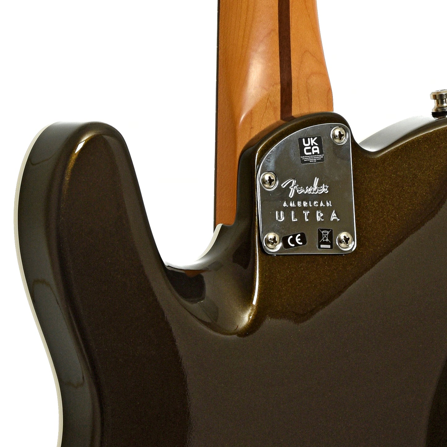Neck joint of Fender American Ultra Telecaster-TXT Electric Guitar