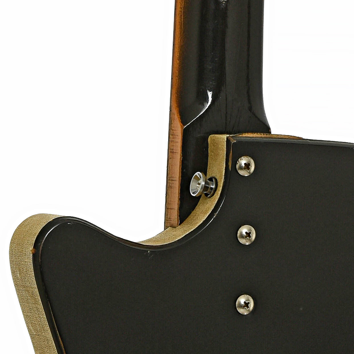 Neck joint of Silvertone Model 1444 4-String Electric Bass