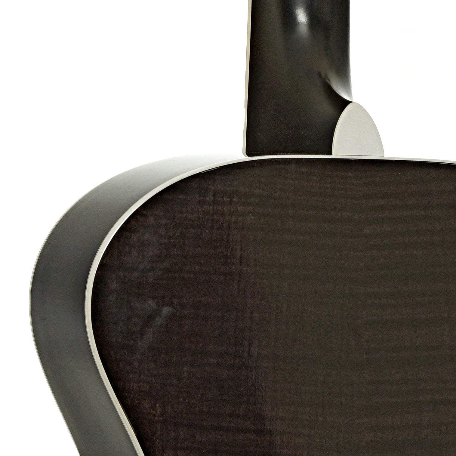 Neck joint of Taylor 612 Translucent Black Acoustic Guitar