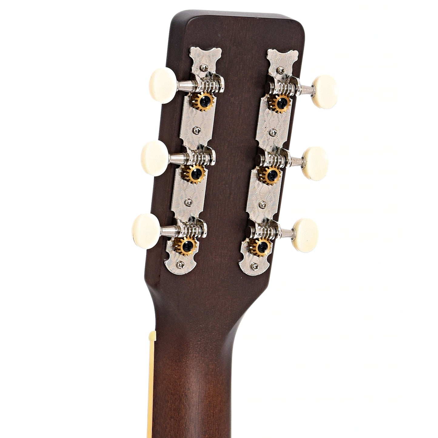 back headstock of Gretsch Jim Dandy Concert Acoustic Guitar, Frontier Stain