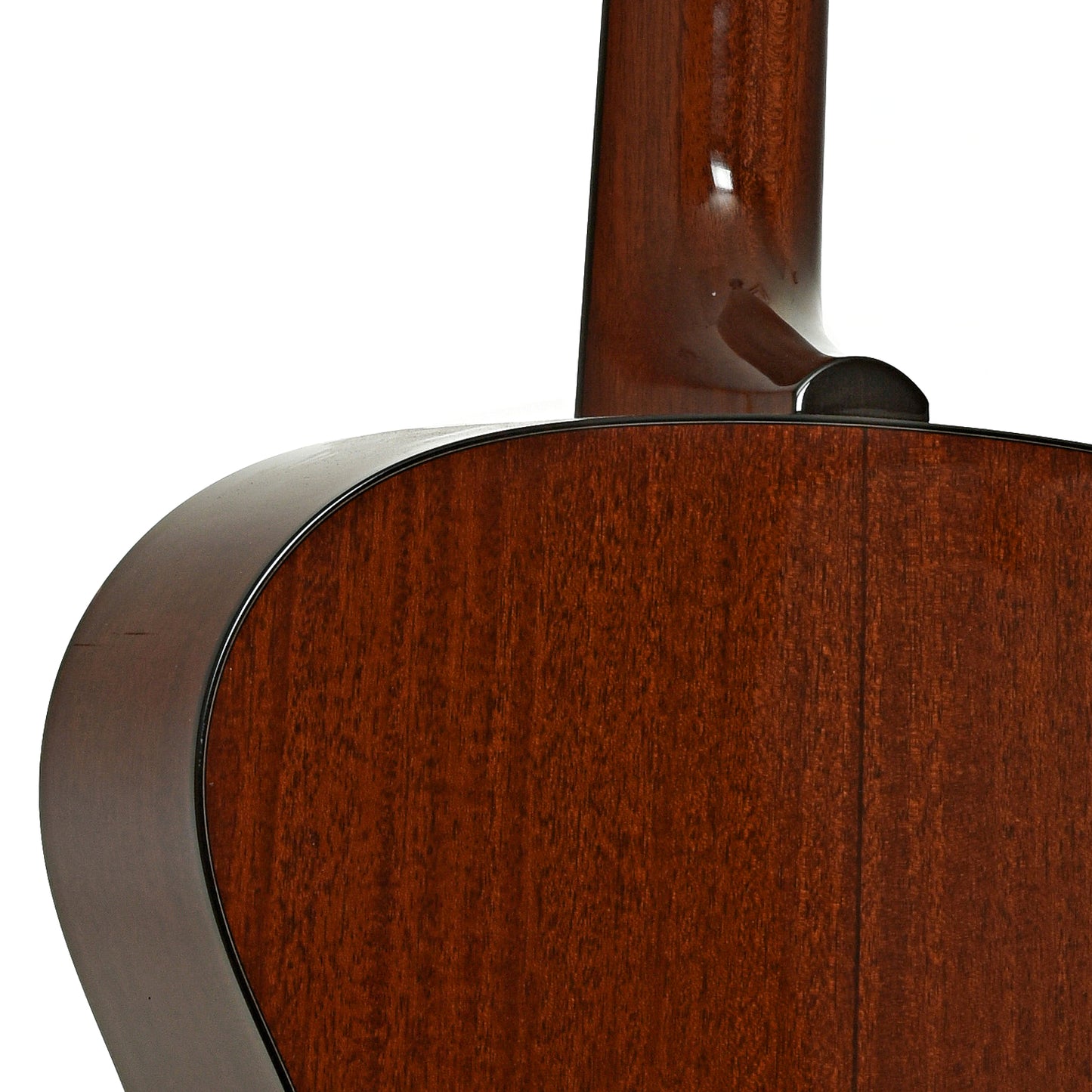 Neck joint of Collings SJ Mahogany Acoustic Guitar