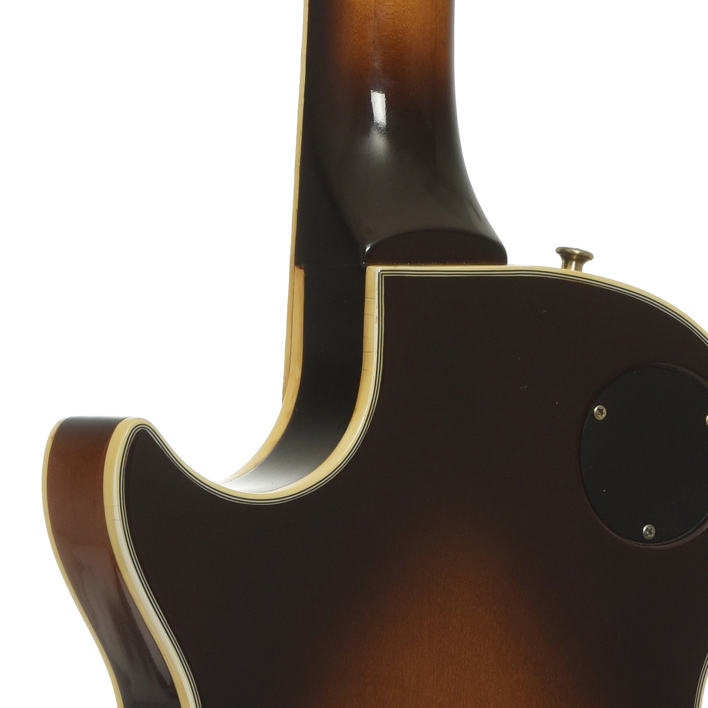 Neck joint of Gibson Les Paul Custom Electric Guitar
