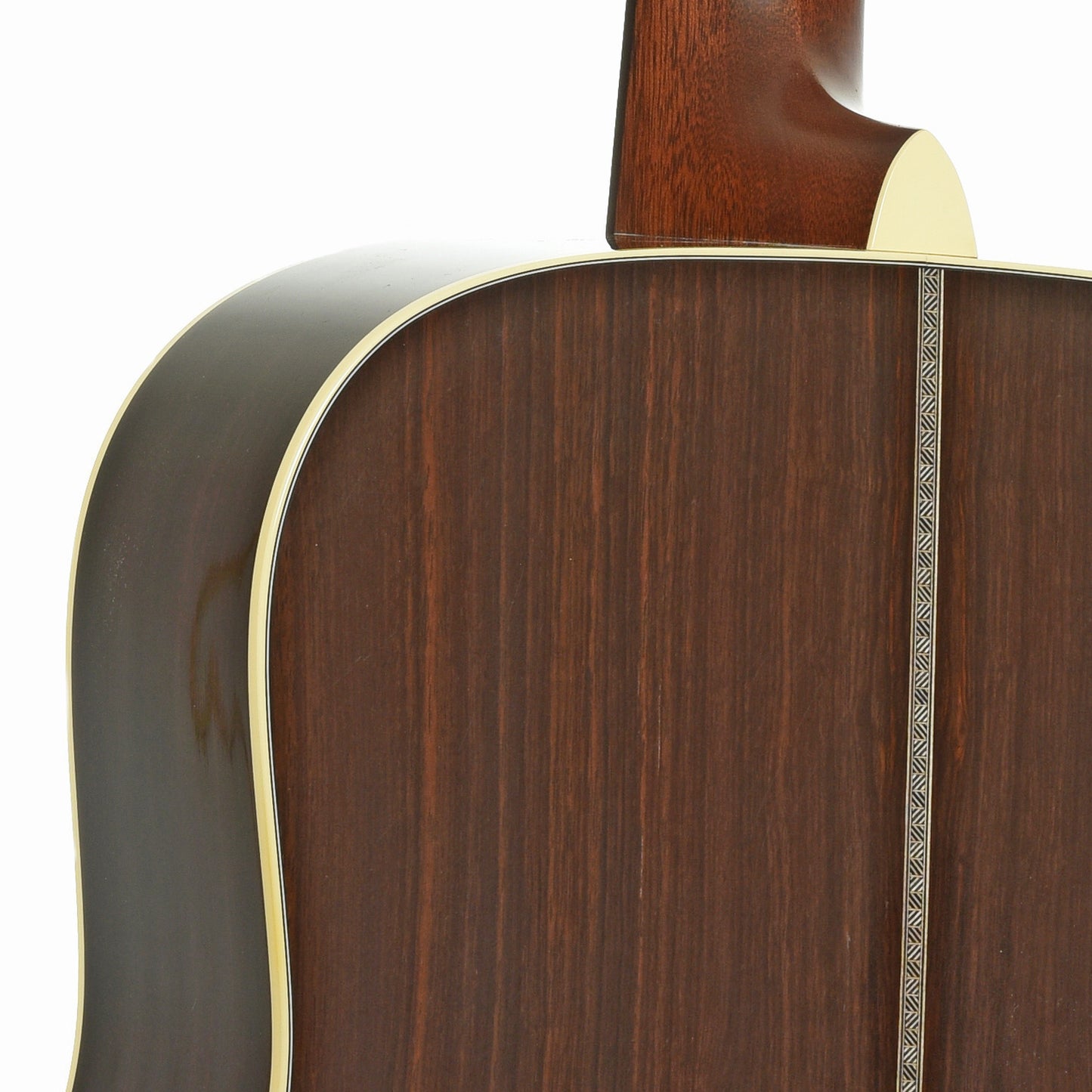 Neck joint of Martin HD-28 Sunburst Acoustic Guitar