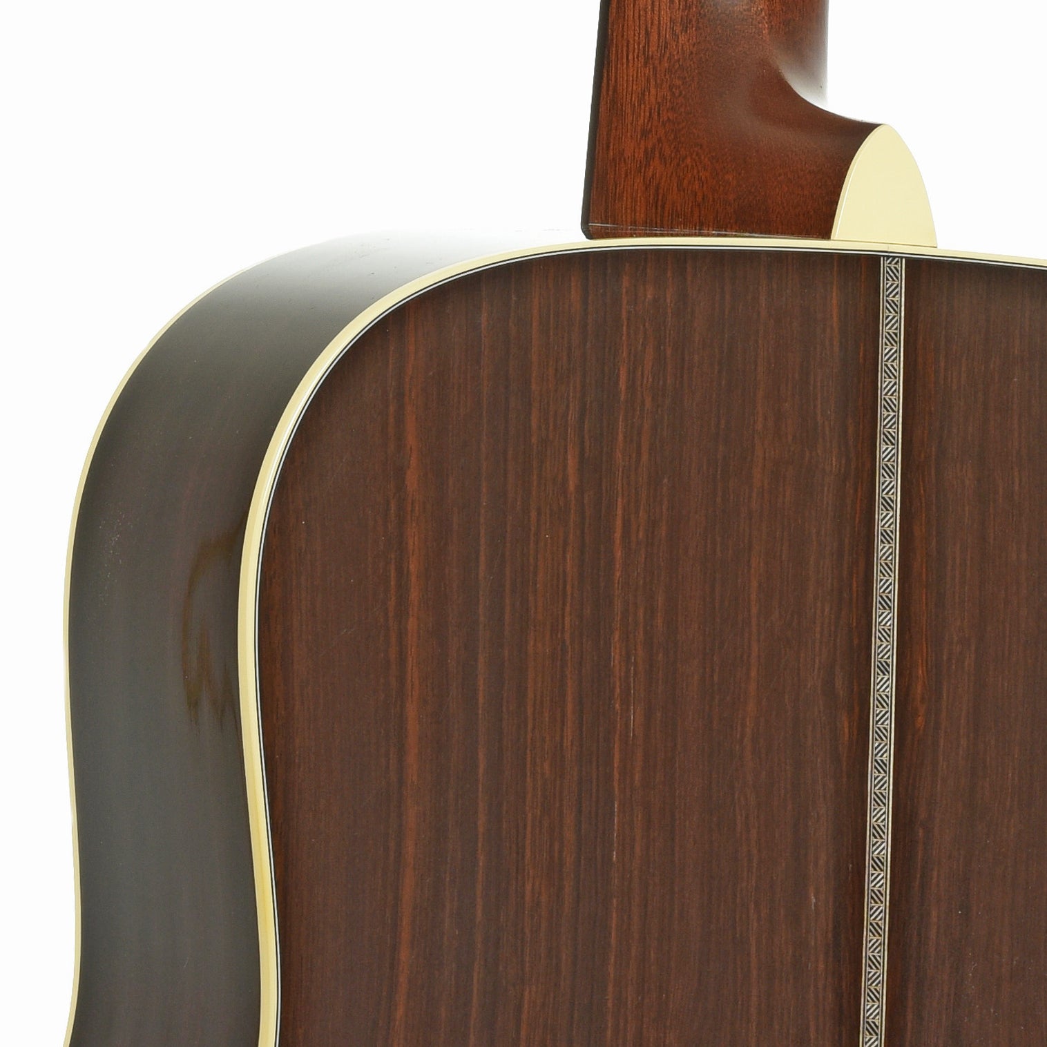 Neck joint of Martin HD-28 Sunburst Acoustic Guitar