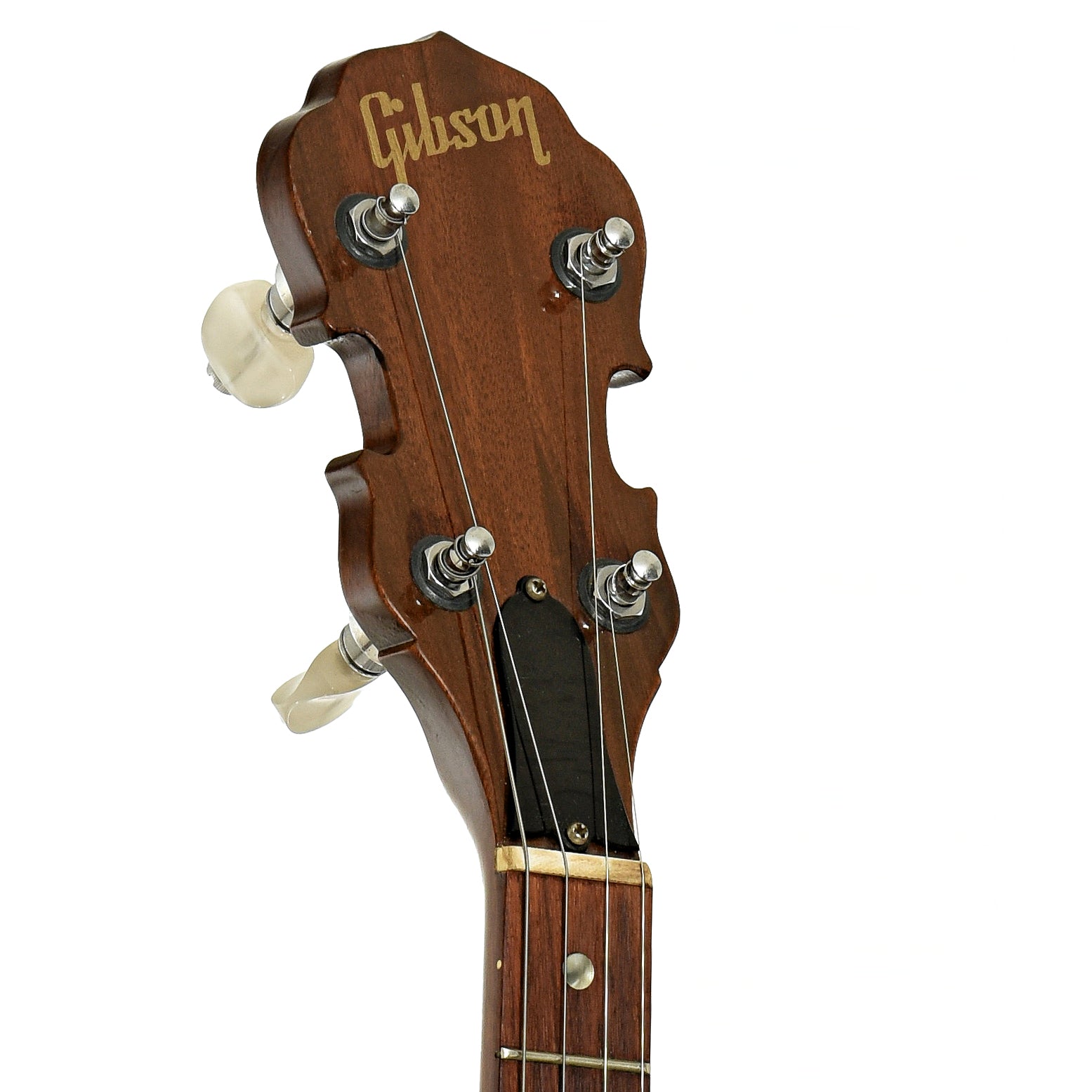 Headstock of Gibson TB-100 Tenor Banjo 