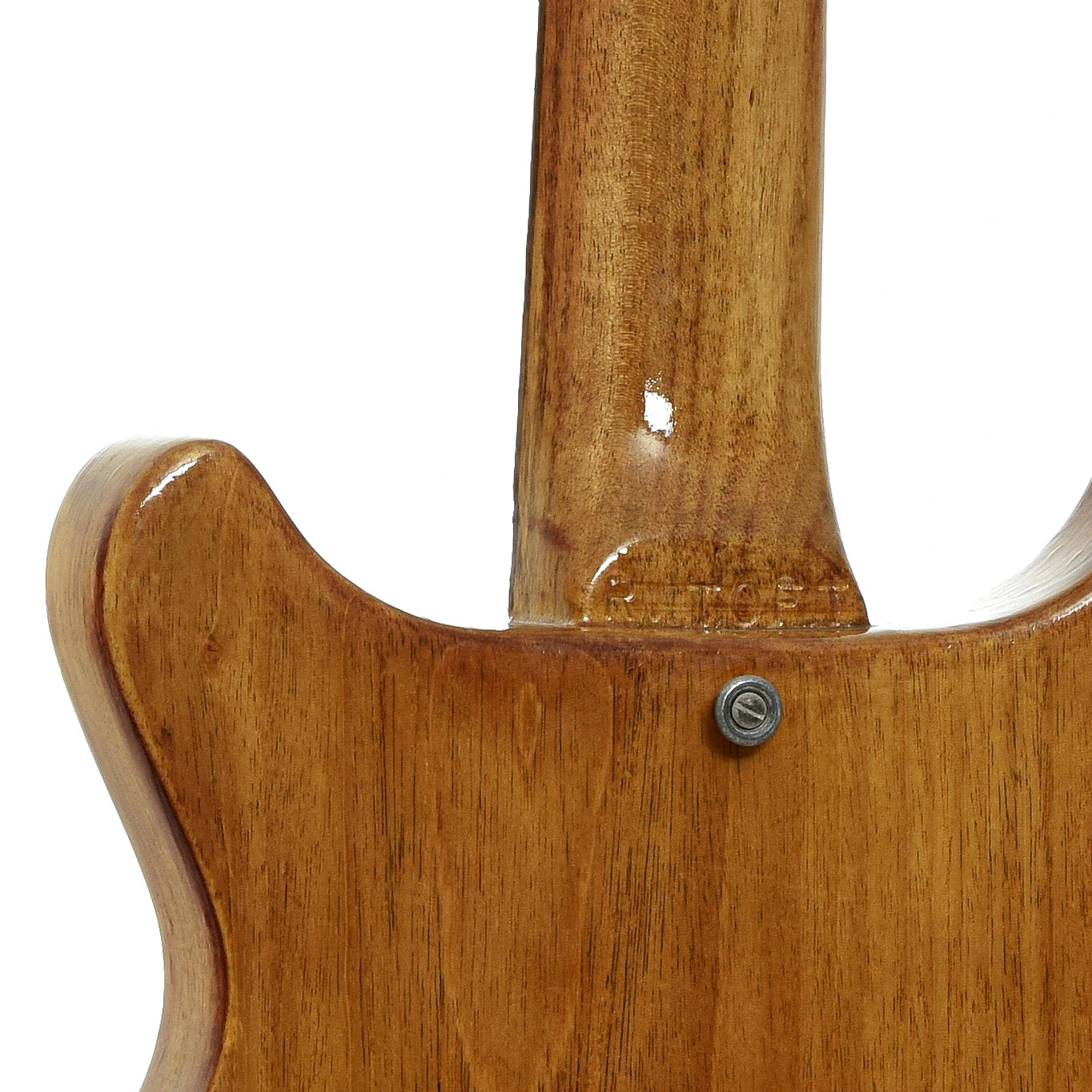 Neck joint of Gibson Les Paul Jr Electric Guitar