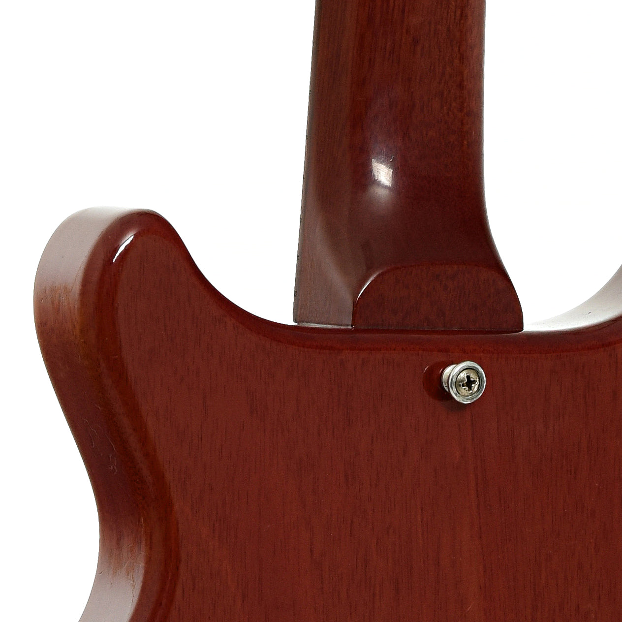 Neck joint of Gibson Les Paul Jr. Electric Guitar