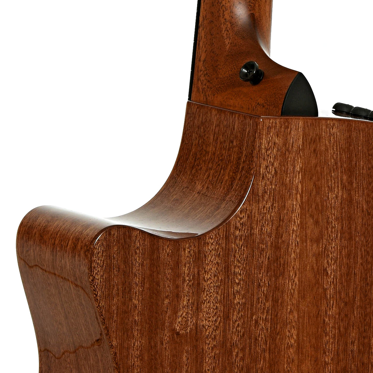 Neck joint of Taylor 314ce Studio Acoustic Guitar & Gigbag, Shaded Edgeburst