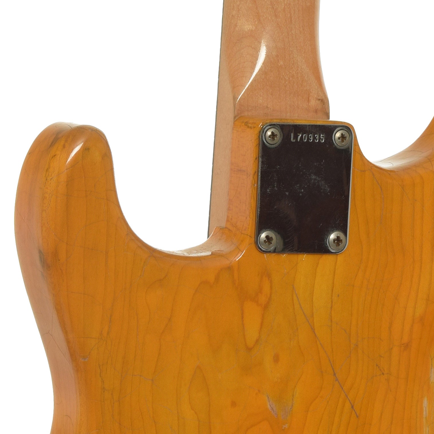 Neck joint of Parts Part-o-Caster Electric Guitar