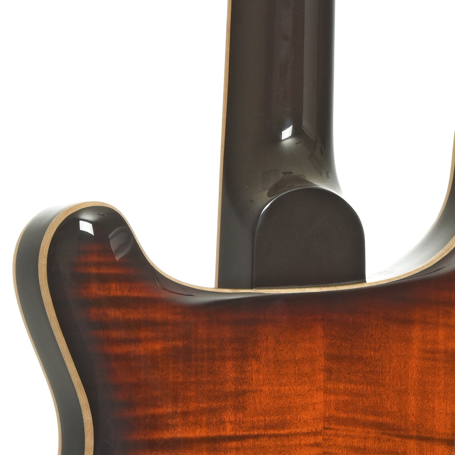 Neck joint of PRS SE Hollowbody II Piezo Electric Guitar 