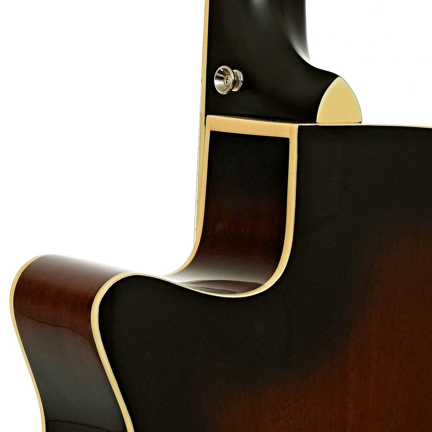 Neck joint of Ibanez AEG1812 II 12-String Acoustic-Electric Guitar