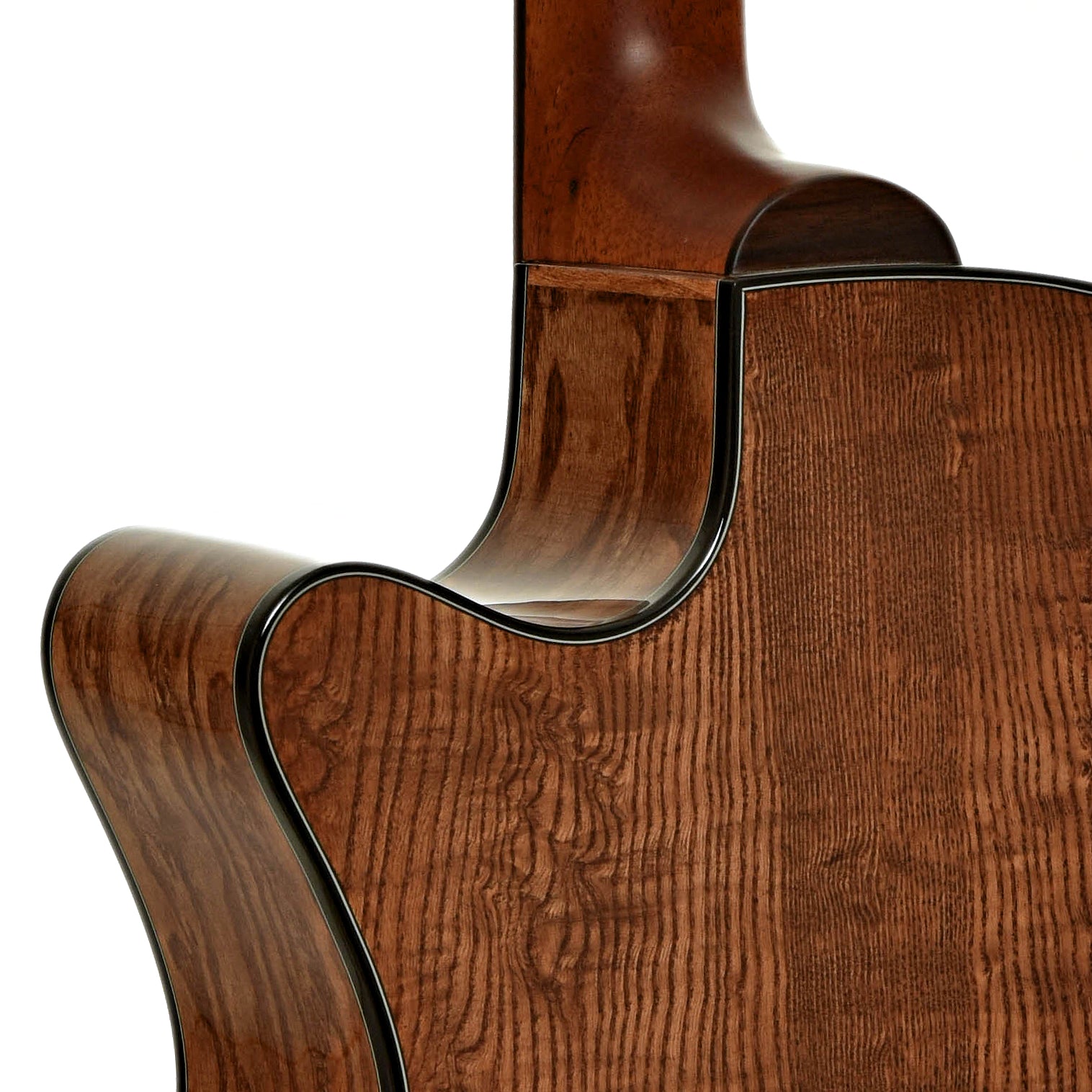 Neck joint of Andrew White EOS 2A2 Acoustic-Electric Guitar