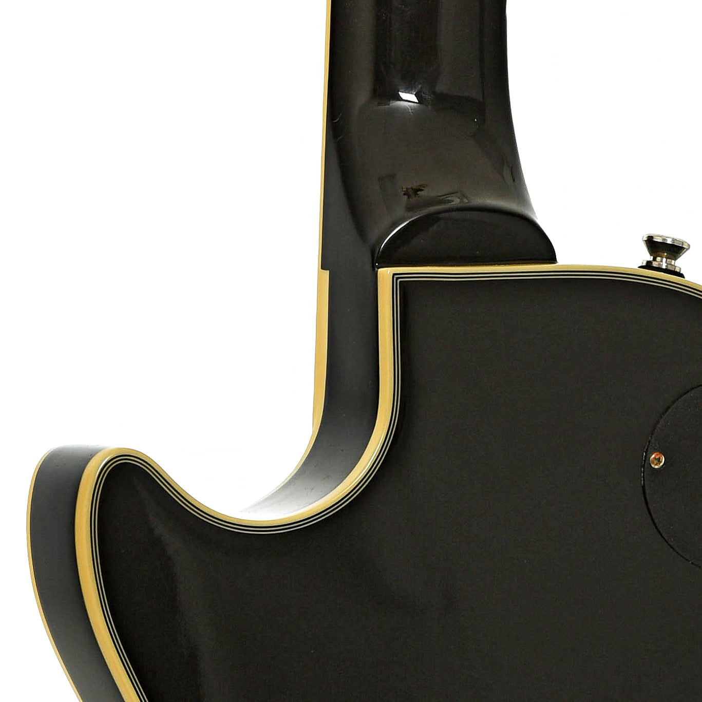 Neck joint of Epiphone Les Paul Custom Pro Electric Guitar