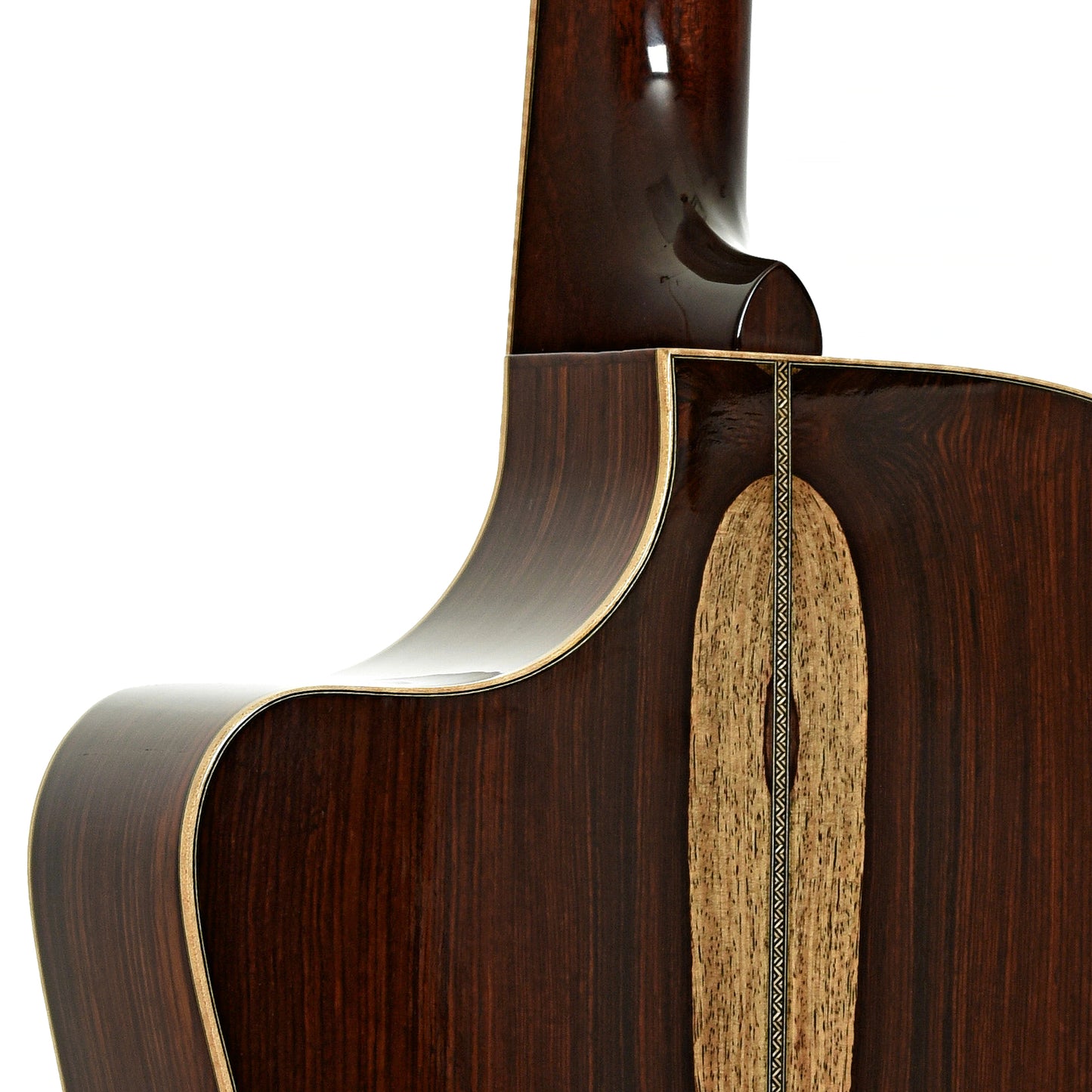 Neck joint of Huss and Dalton CM Custom Acoustic Guitar