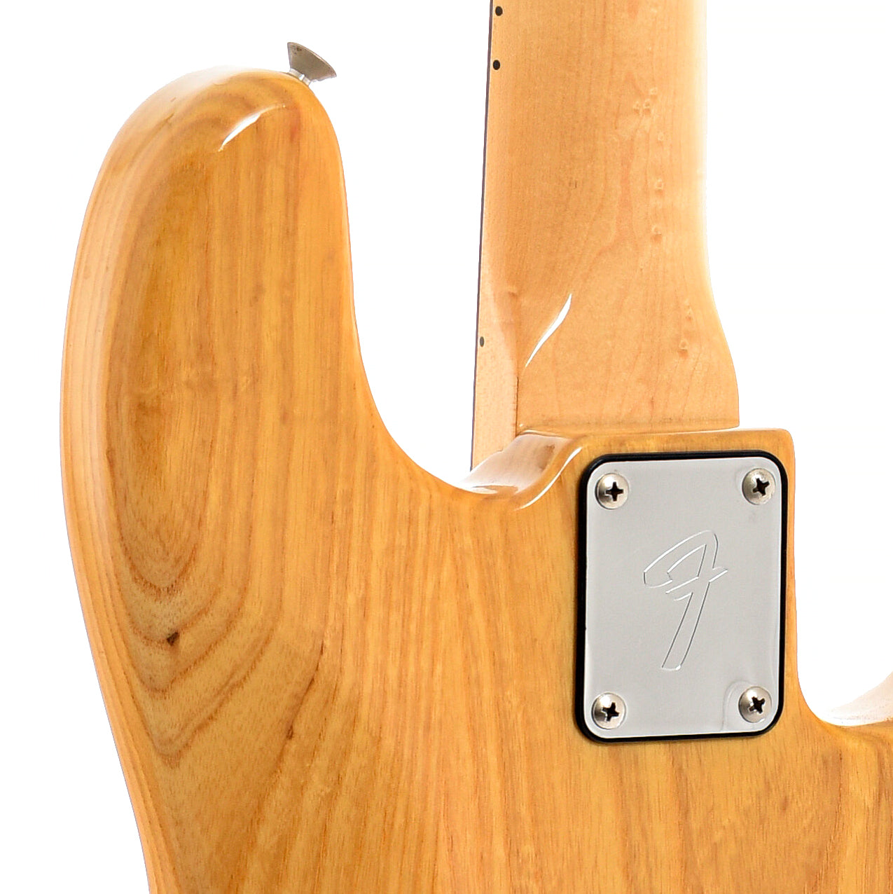 Neck joint of Fender Precision LH Electric Bass