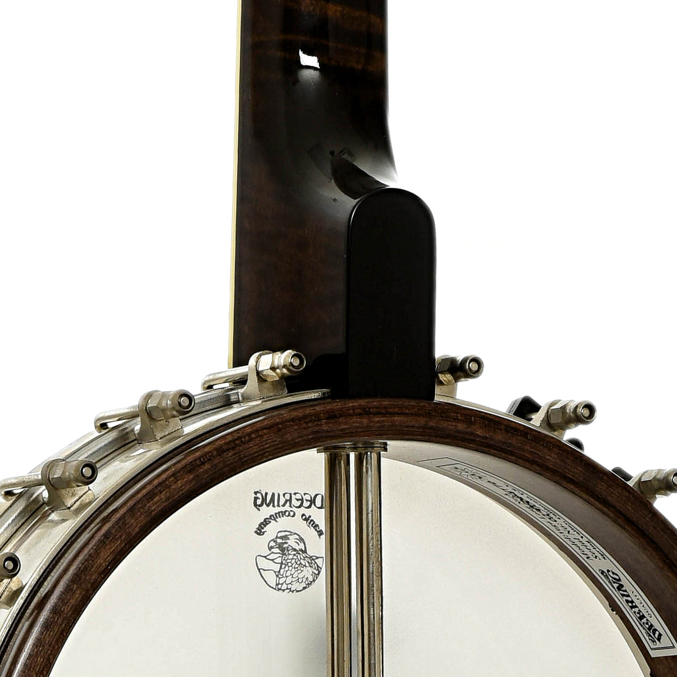 Neck joint of Deering Vega Extra Long Neck Banjo