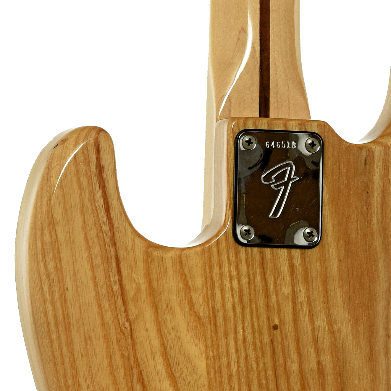 Neck joint of Fender Jazz Electric Bass 