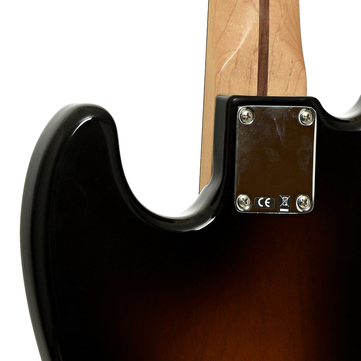 Neck joint of Fender Standard Jazz Electric Bass 