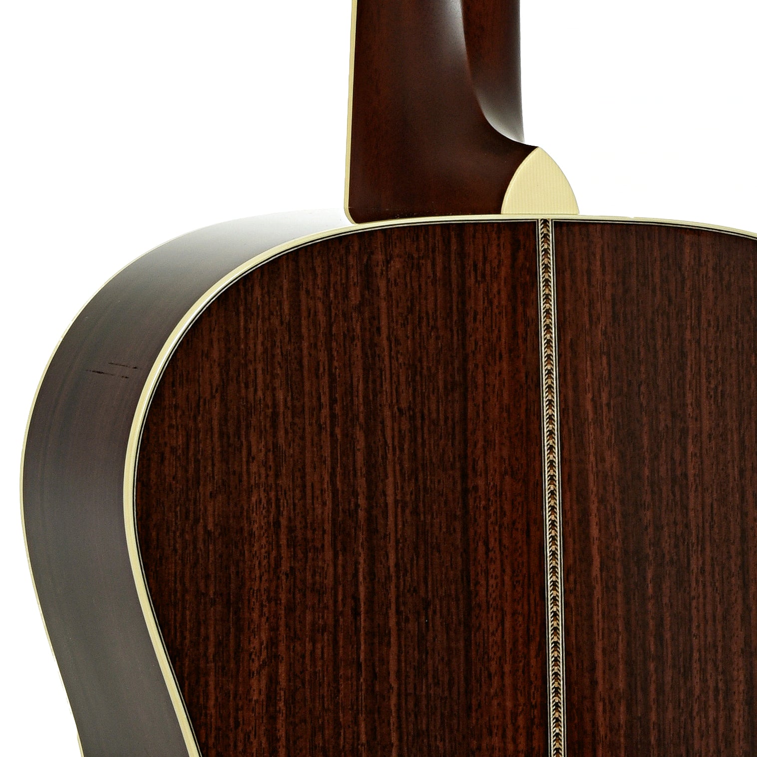 Neck joint of Santa Cruz Custom H Model Acoustic Guitar