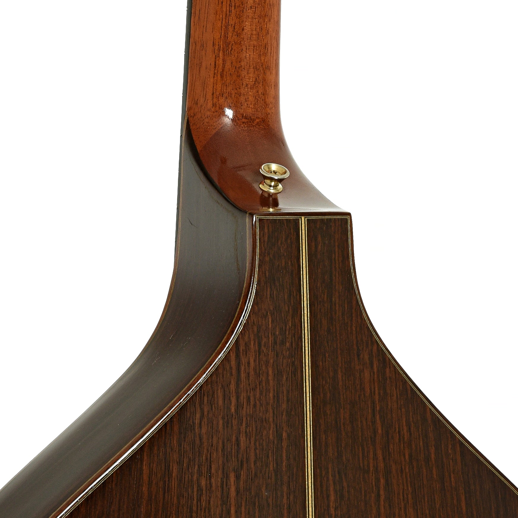 Neck joint of Stefan Sobell Octave Mandolin