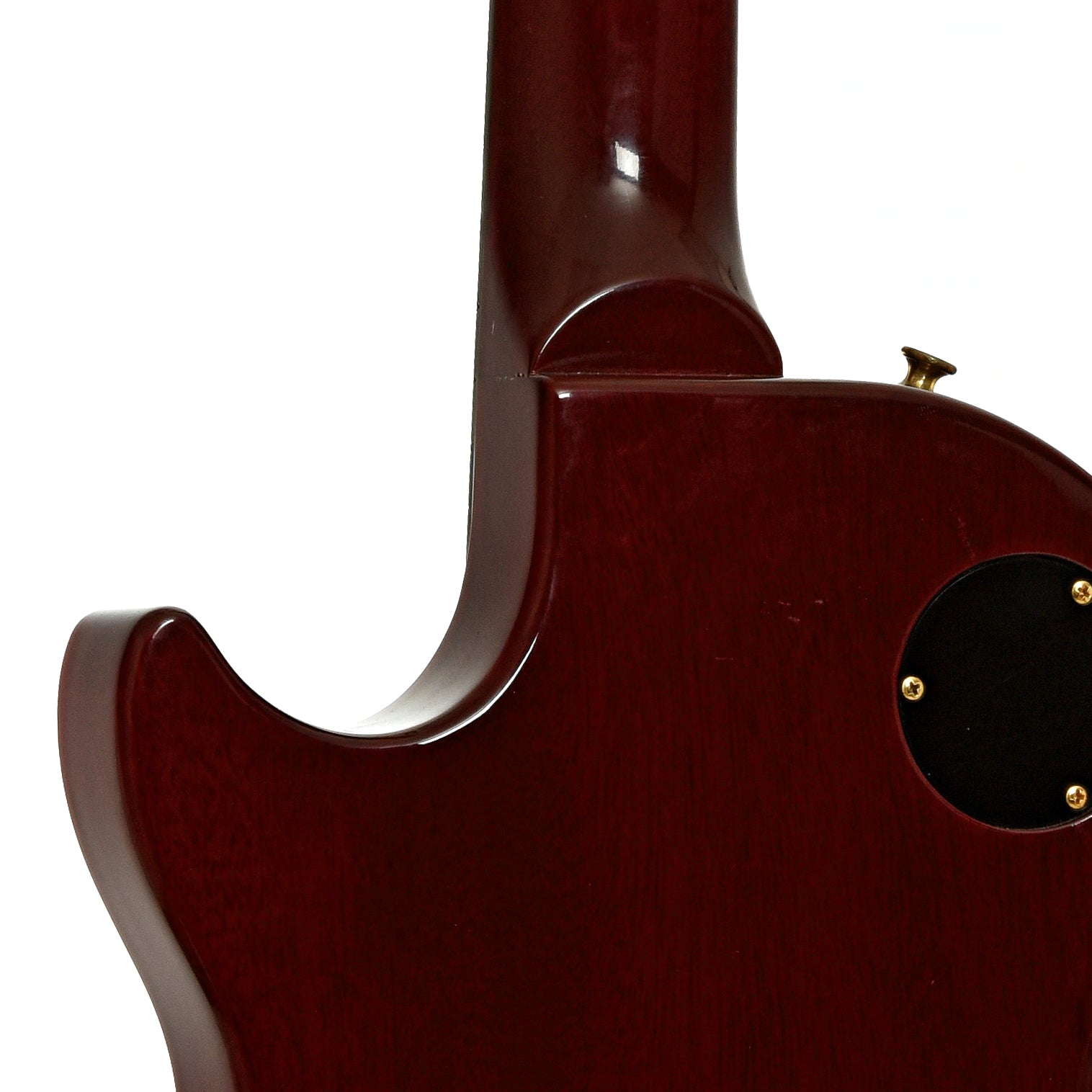 Neck joint of Gibson Les Paul Studio Electric Guitar