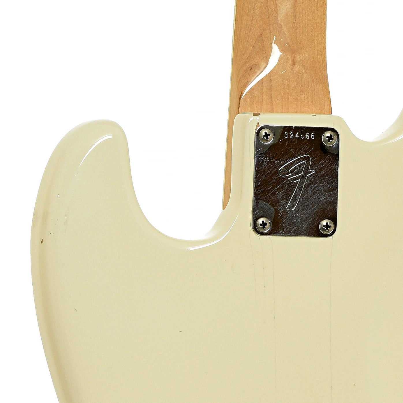 Neck joint of Fender Jazz 4-String Electric Bass