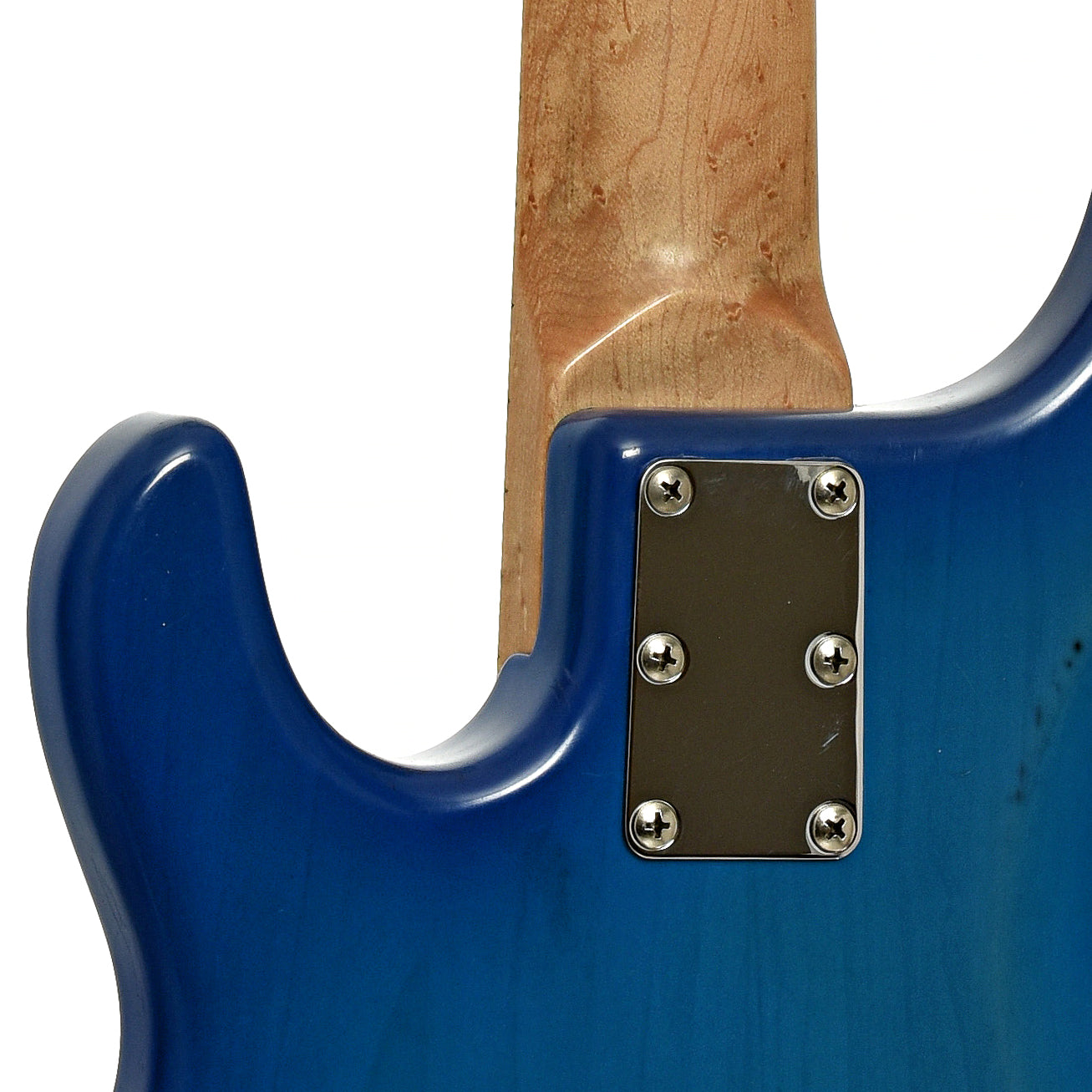 Neck joint of Ernie Ball Music Man Stingray 5 Electric Bass