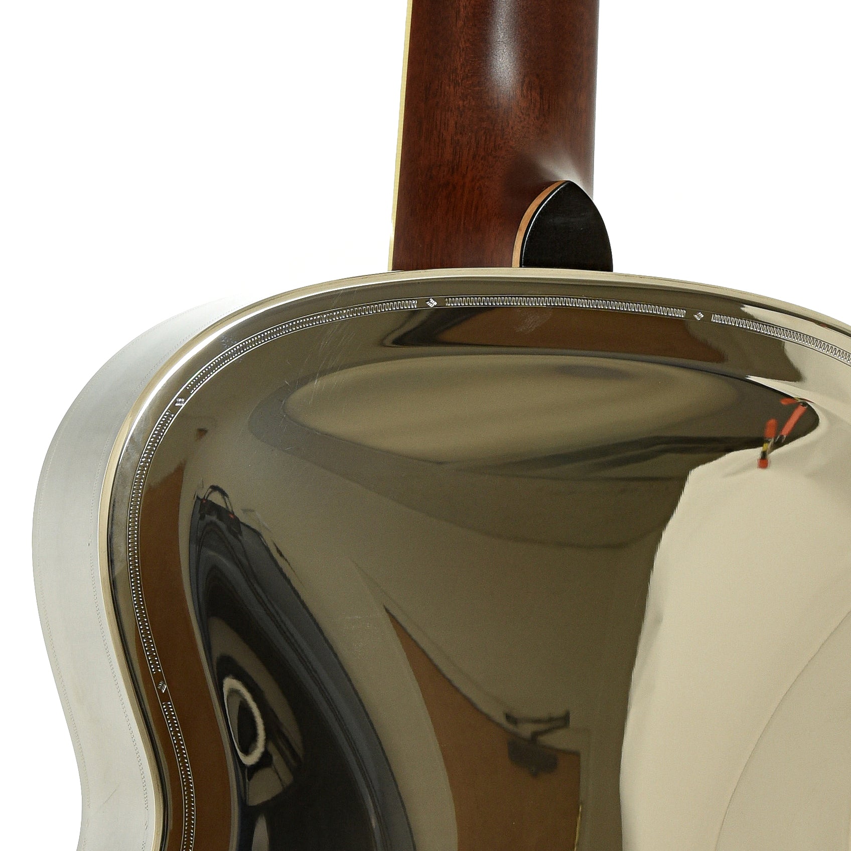 Neck joint of National Style 1 DON Roundneck Resonator Guitar 