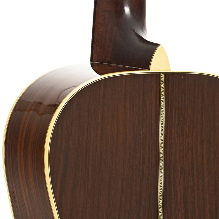 Heel of Eastman E20P Acoustic Guitar