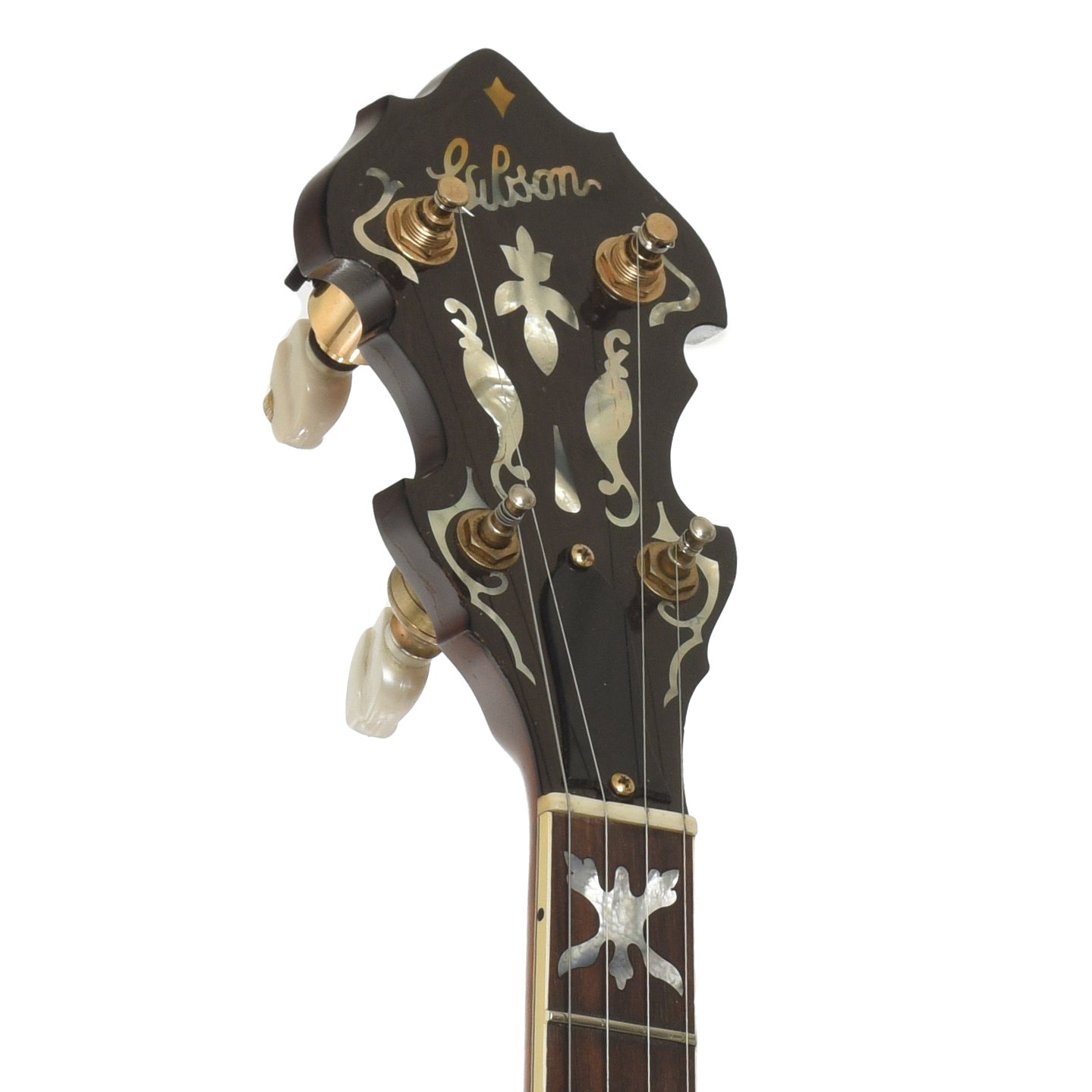 Headstock of Gibson Granada 1932 Replica Resonator Banjo