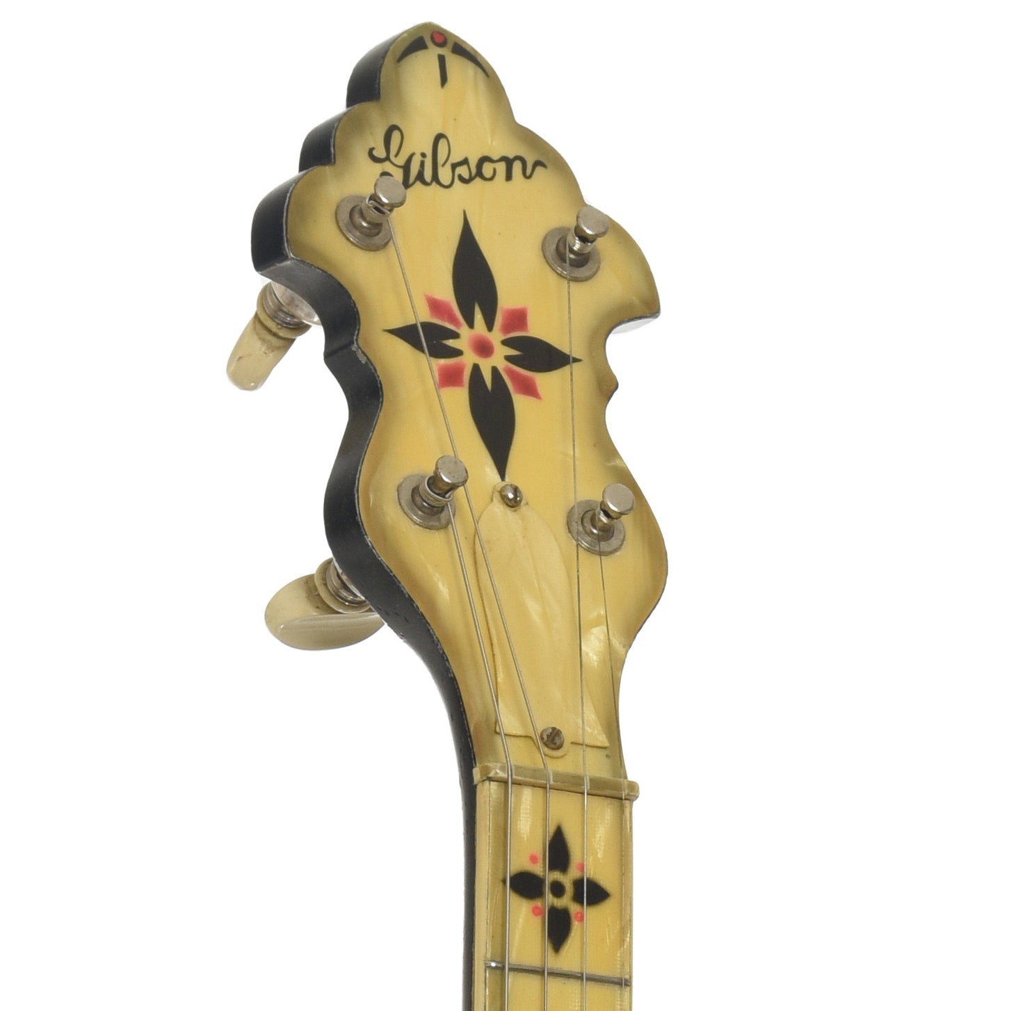 Headstock of Gibson TB-11 Tenor Banjo 