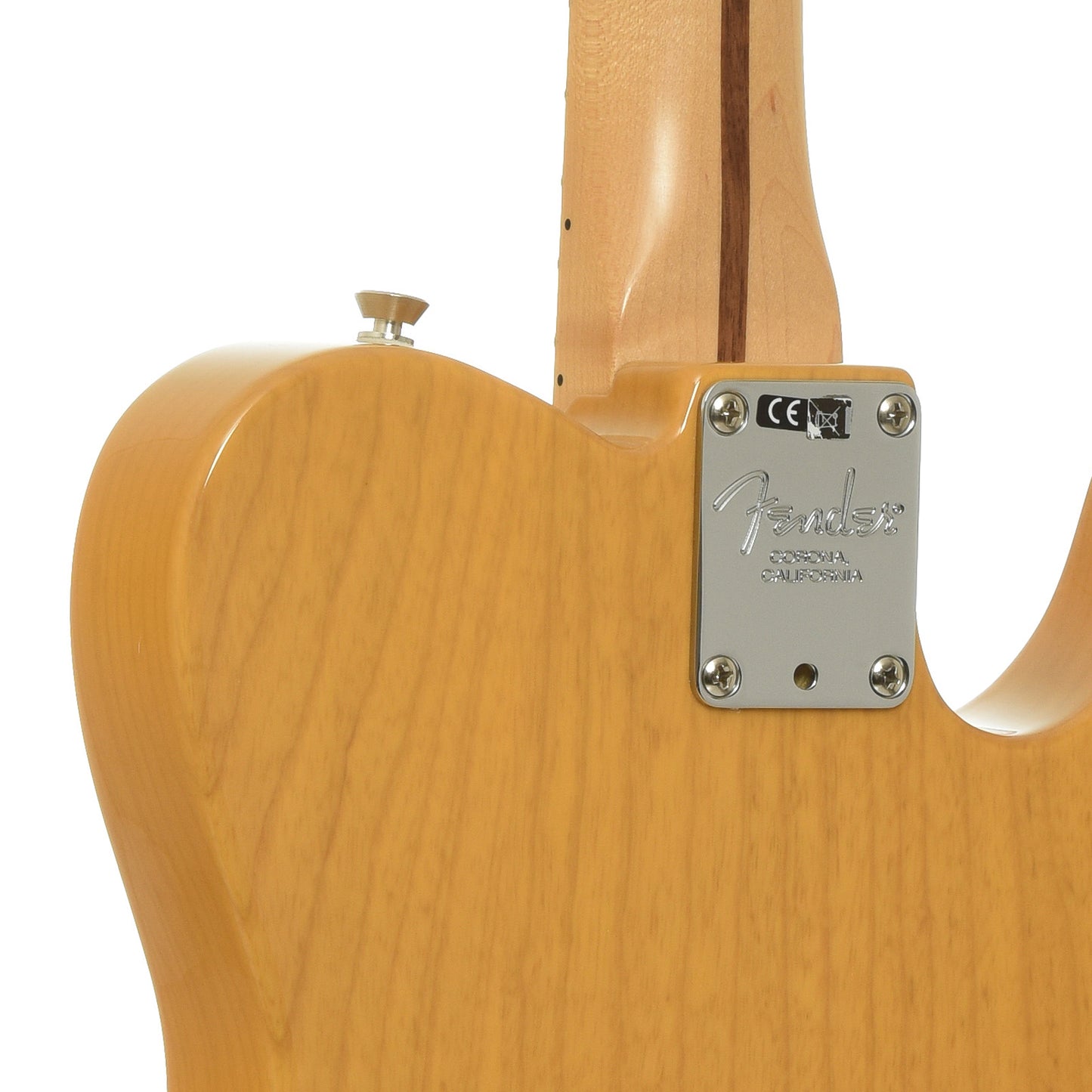 Neck joint of Fender American Pro Telecaster LH Electric Guitar