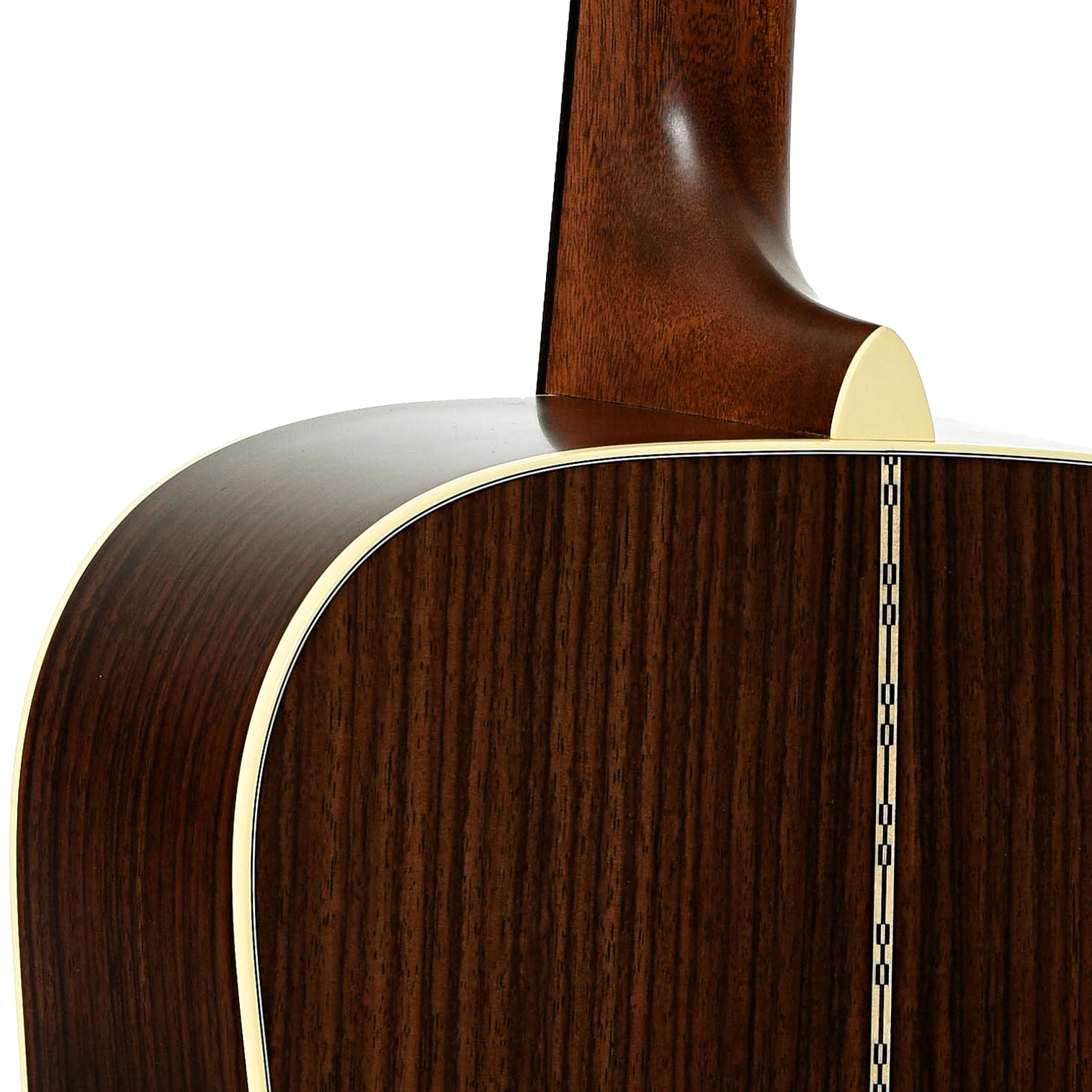 Neck joint of Martin D-28 Satin Acoustic Guitar