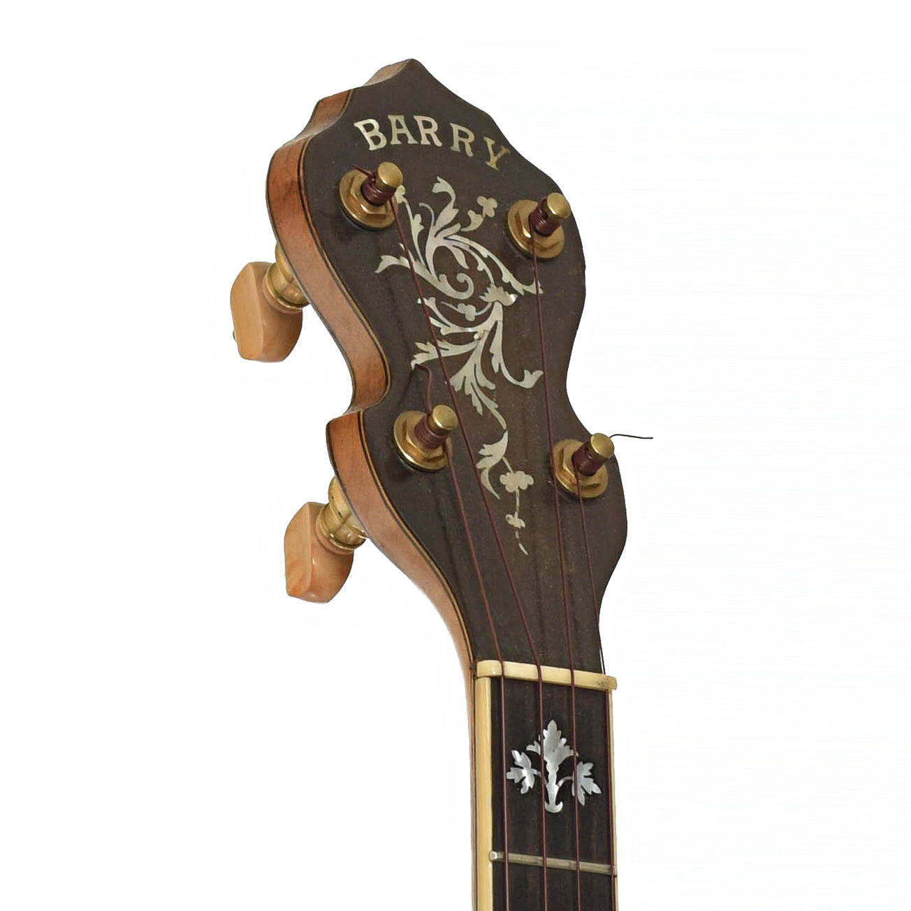 Headstock of Vega Tubaphone Conversion Banjo
