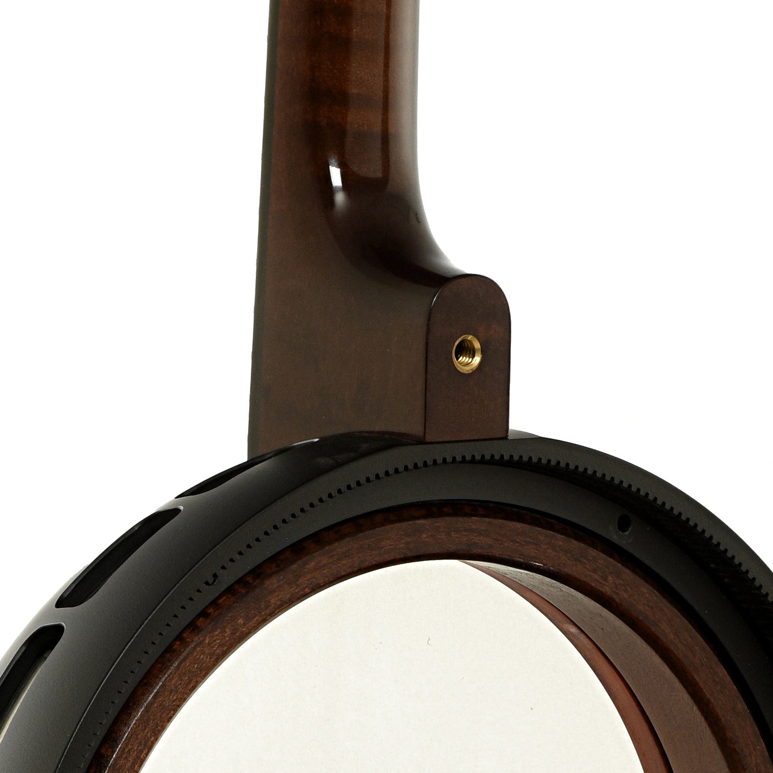 Neck joint of Nechville Moonshine Open Back Banjo