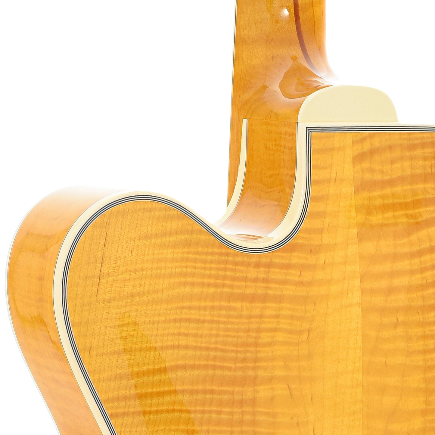Neck joint of Triggs Custom 17 Archtop Electric Guitar (2010)
