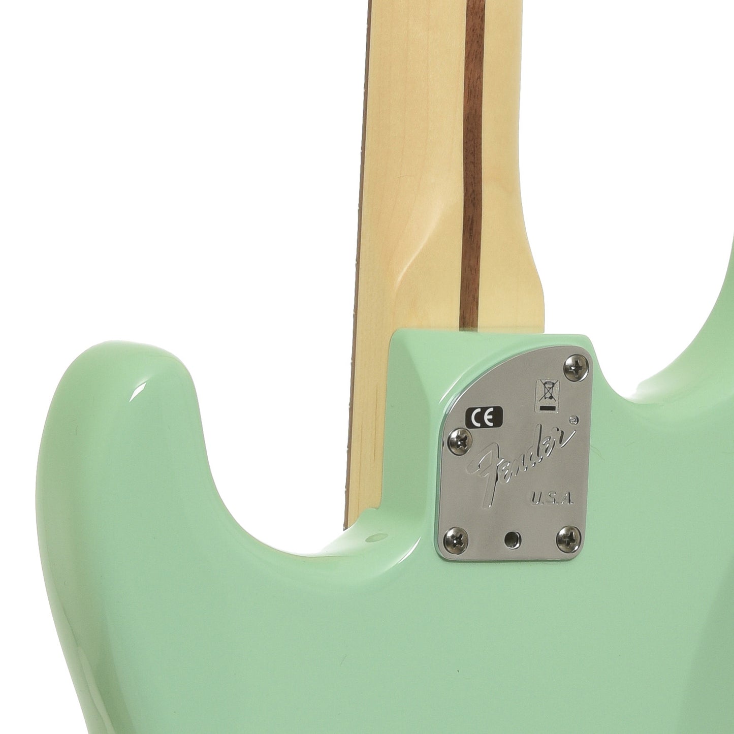 Neck joint of Fender Jeff Beck Stratocaster Electric Guitar