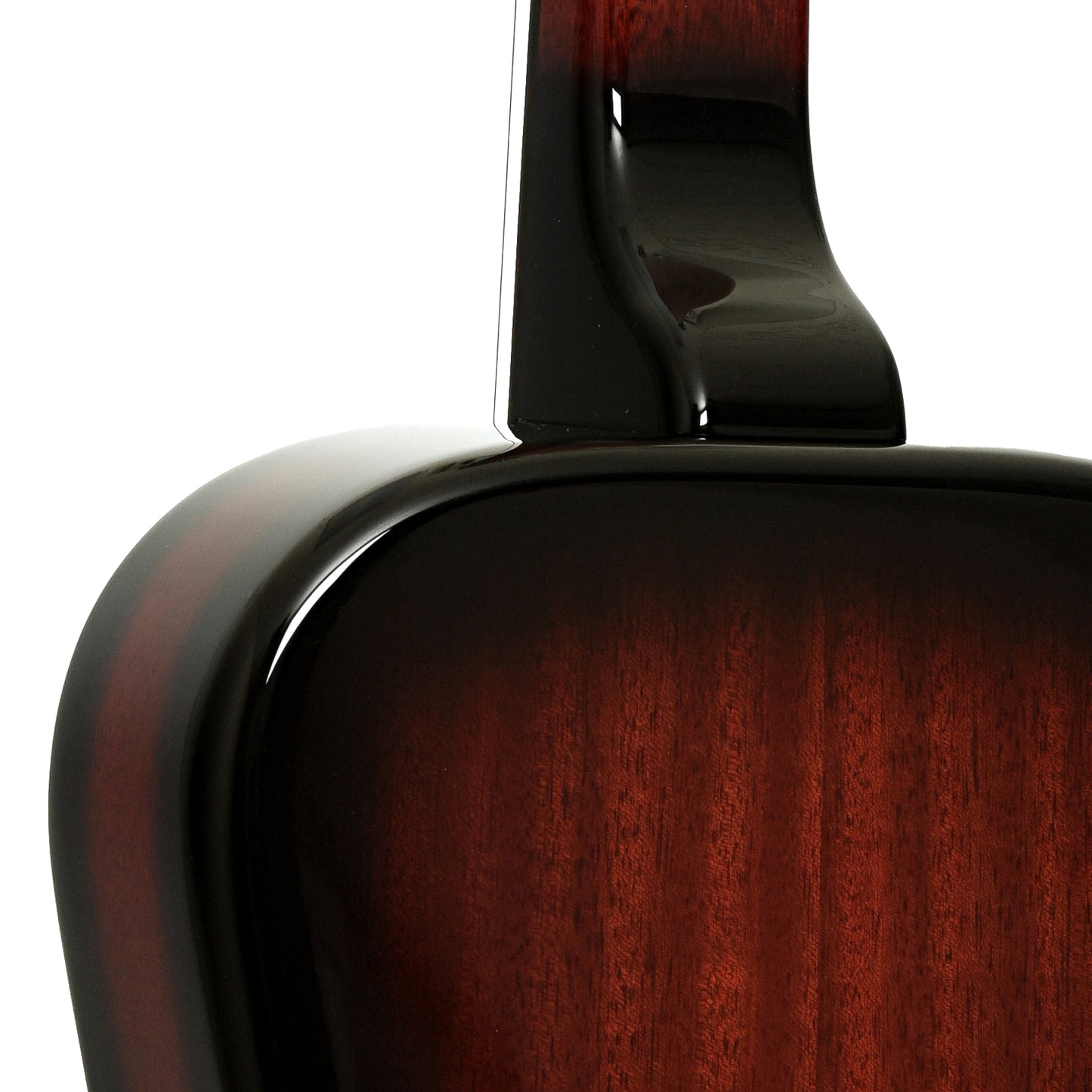 Neck joint of Beard Belle E-Body Squareneck Resonator Guitar