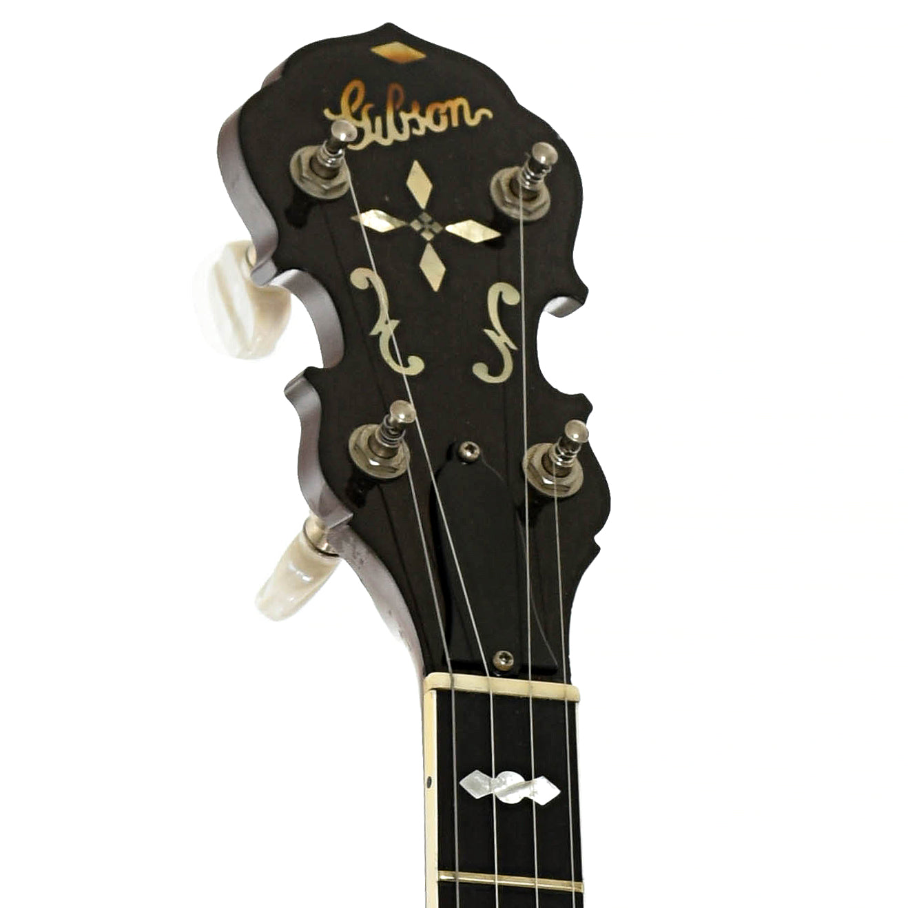 Headstock of Gibson RB-250 Resonator Banjo