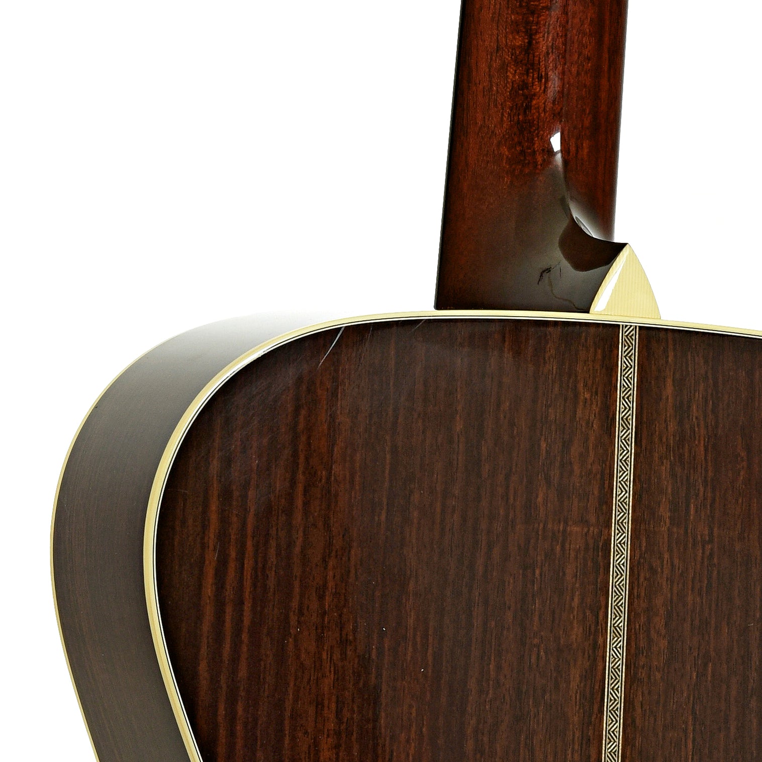 Neck joint of Collings OM2H Acoustic Guitar  