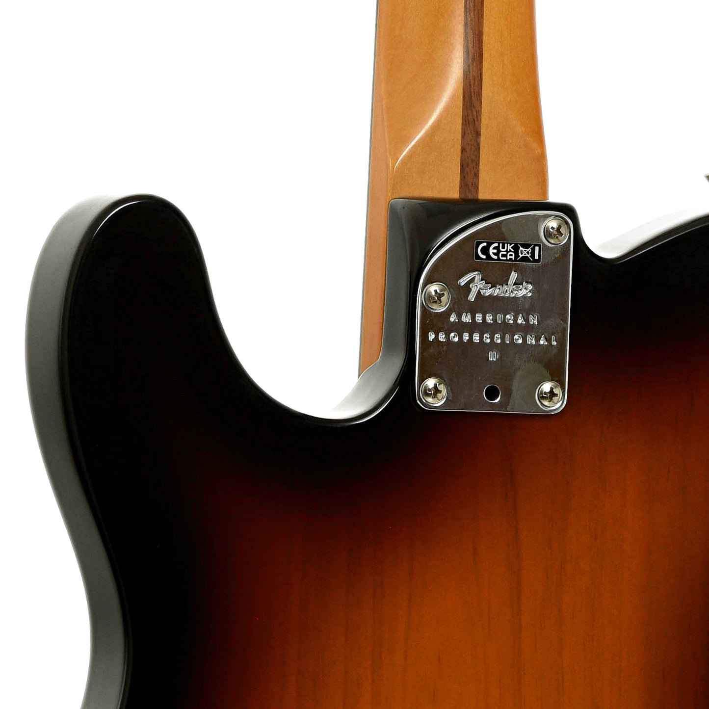 Fretboard of Fender American Professional II Telecaster Electric Guitar 