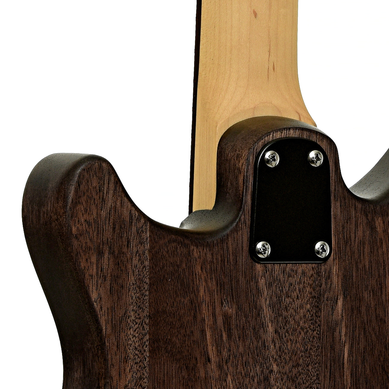 Neck joint of PRS SE CE 24 Standard Satin Stoptail Charcoal Electric Guitar