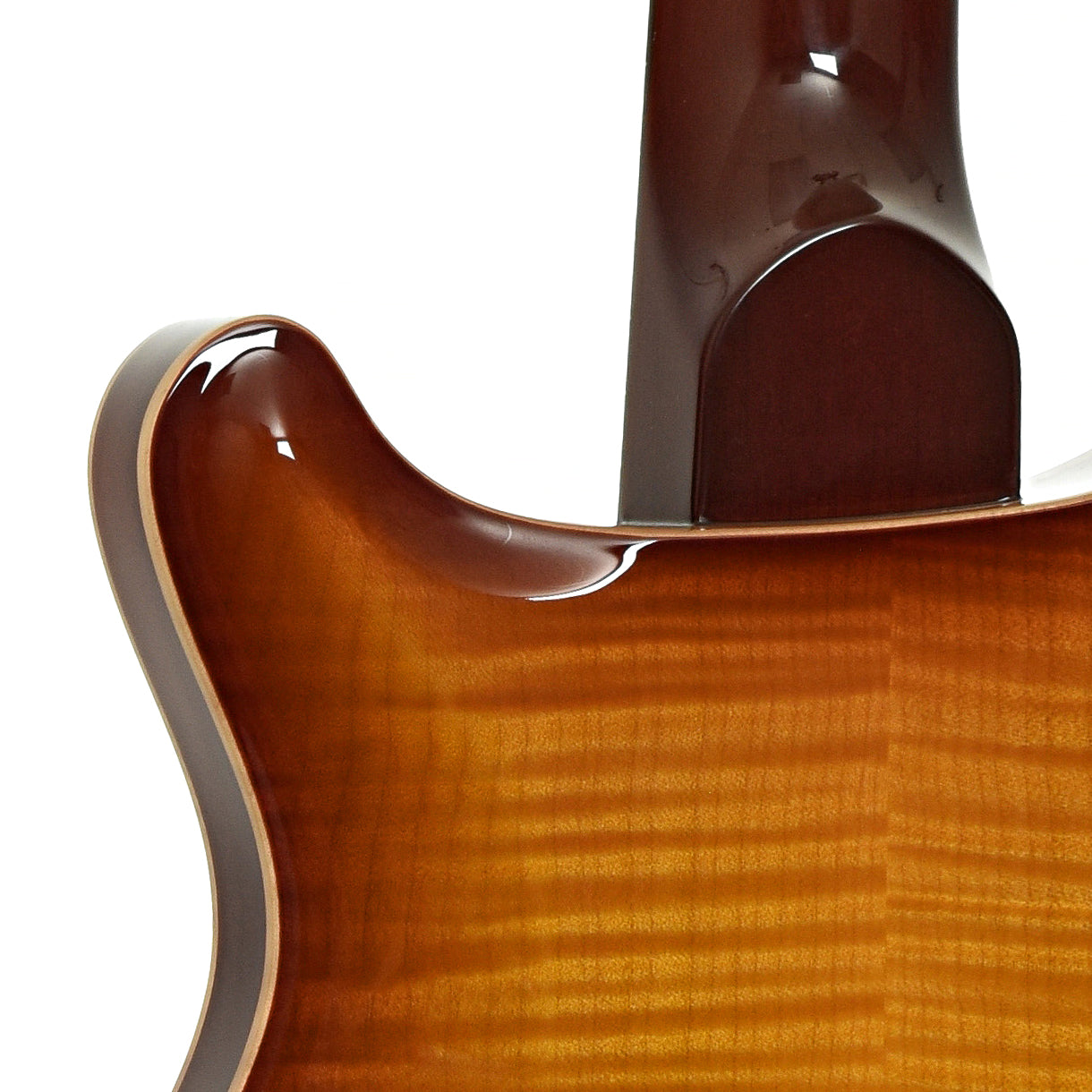 Neck joint of PRS McCarty Hollowbody II Electric Guitar