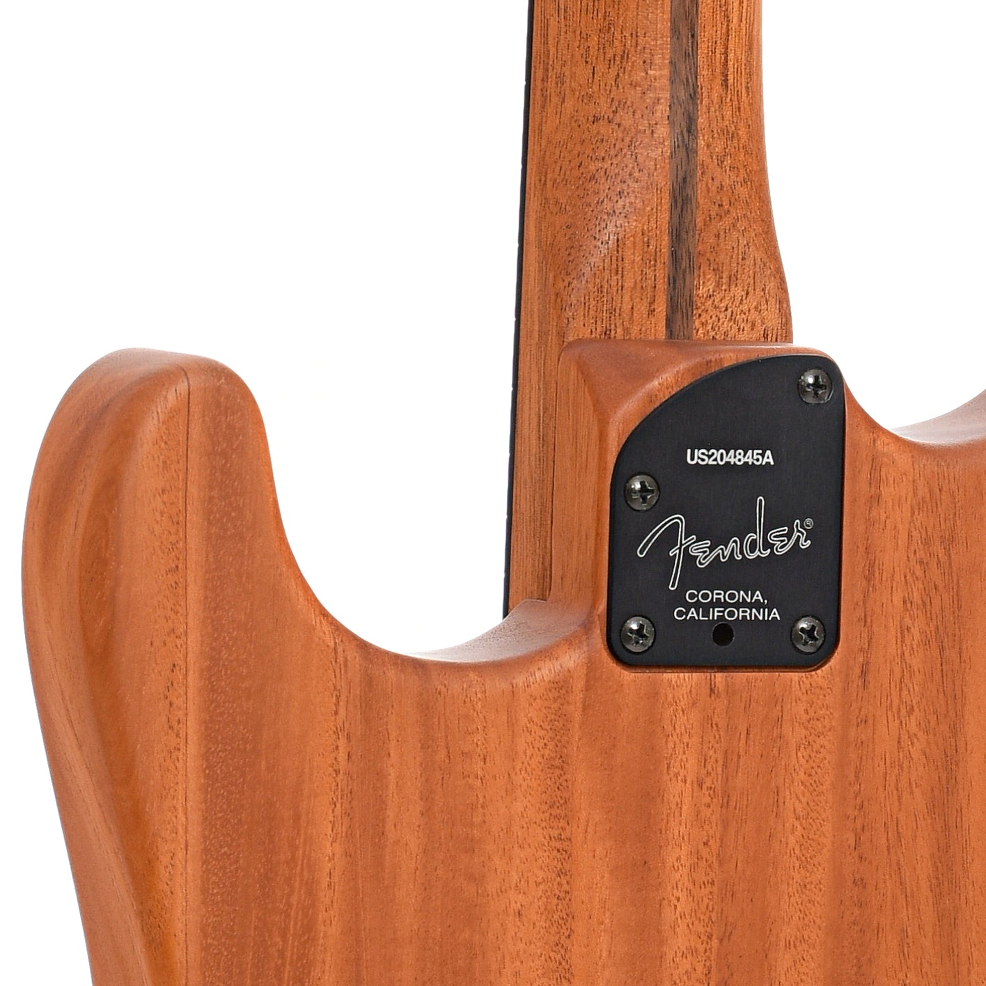 Neck joint of Fender Acoustasonic Stratocaster (2020)