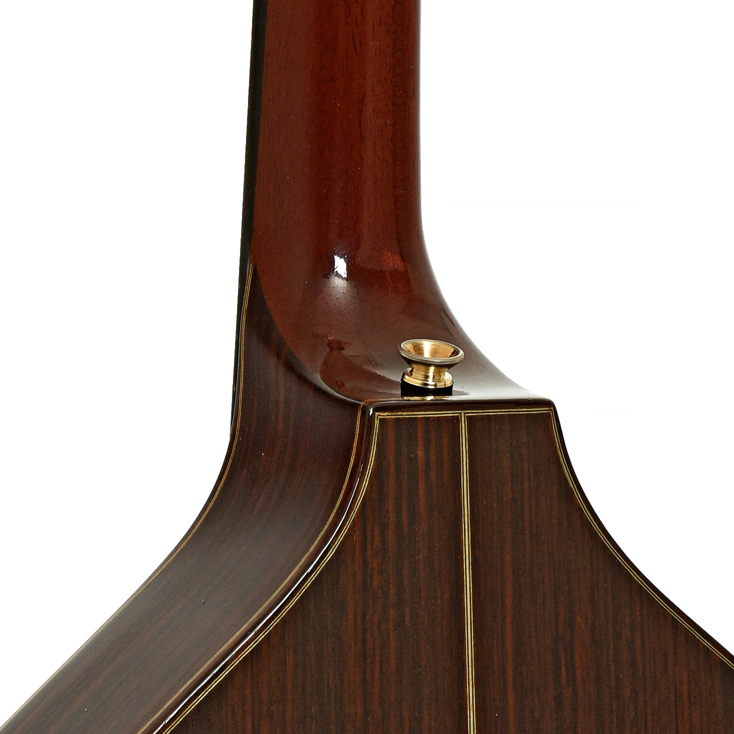 Neck joint of Stefan Sobell Mandolin 
