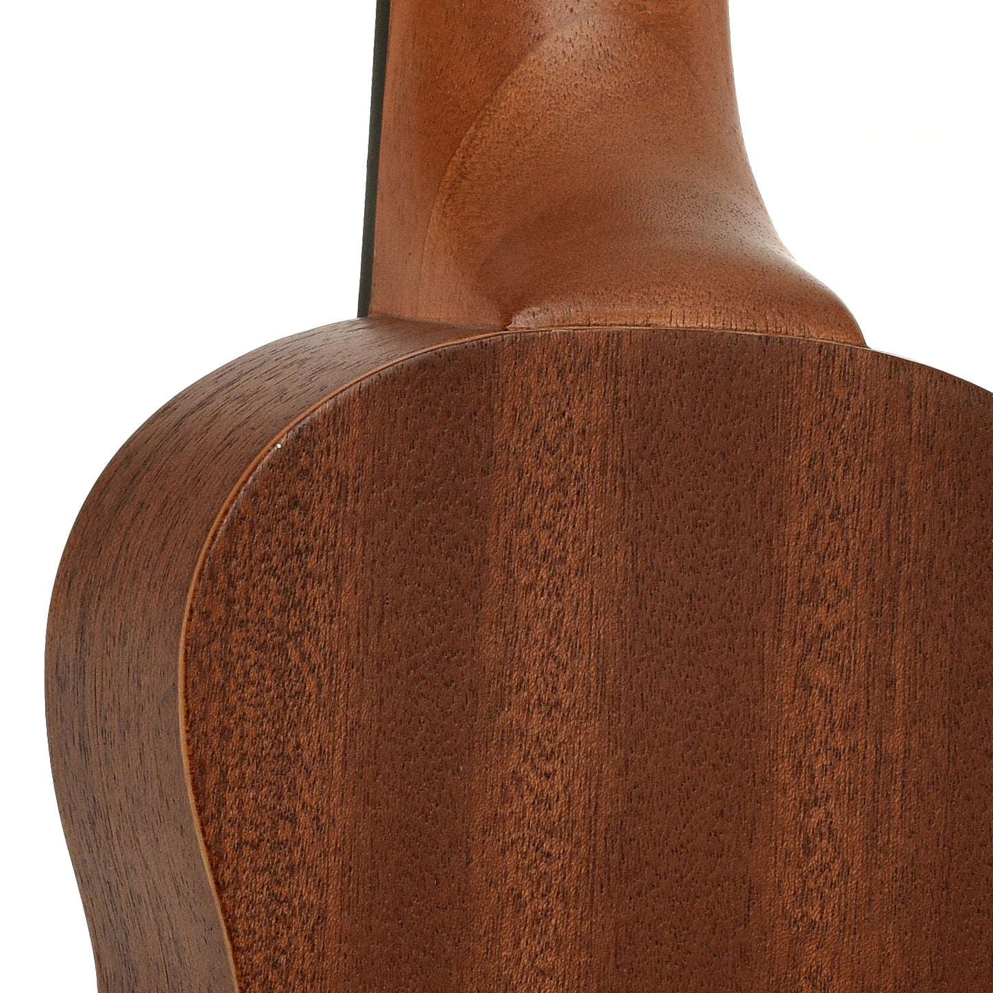 Neck joint of Ibanez Soprano Ukulele with Bag, Open Pore Natural